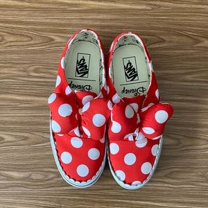 Minnie Mouse Bow Polka Dot Vans